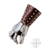 Battle Merchant mittelalterliche Panzerhandschuhe Schlacht von Visby 14. Jh. braun - Seitenansicht