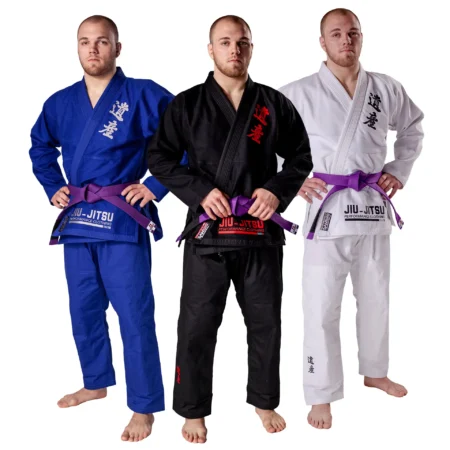 DANRHO – Brazilian Jiu Jitsu Anzug Legacy 400 g/m2 (weiß, blau, schwarz)