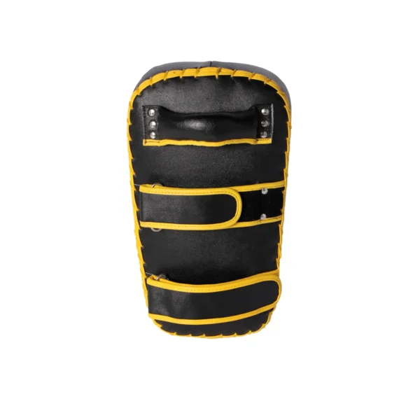 Kwon Arm Mitt Muay Thai schwarz-gelb - Rückansicht