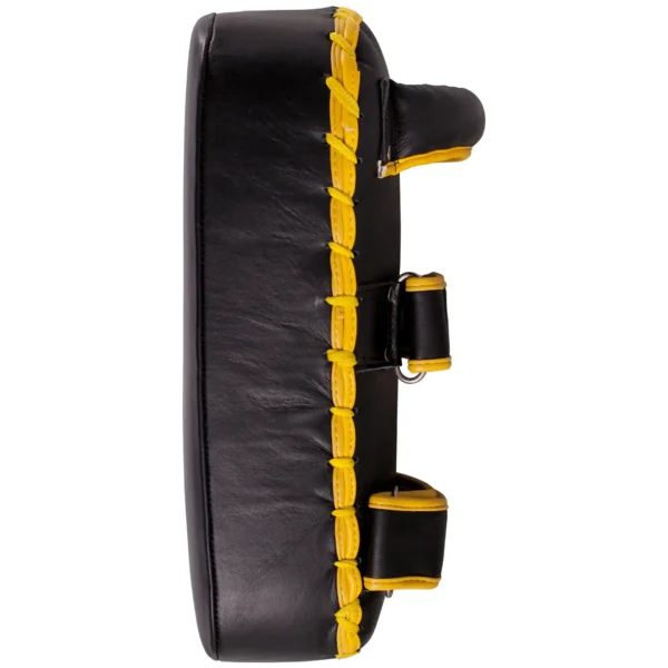 Kwon Arm Mitt Muay Thai schwarz-gelb - Seitenansicht