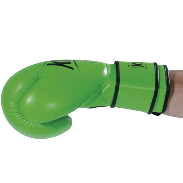 Kwon Boxhandschuhe Scratch Grün-Schwarz - Seitenansicht