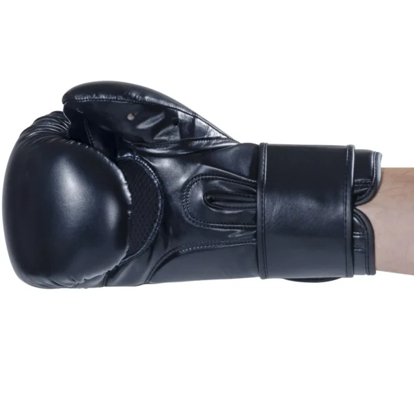 Kwon Boxhandschuhe Scratch Schwarz-Rot - Ansicht Innenhand seitlich