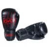 Kwon Boxhandschuhe Scratch Schwarz-Rot - Ansicht Paar Rückhand und Innenhand