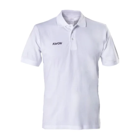 KWON – Poloshirt (weiß, Baumwolle)