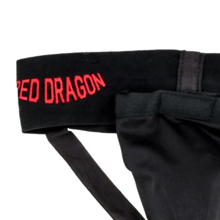 Red Dragon Armoury Hema Tiefschutz schwarz - Nahaufnahme
