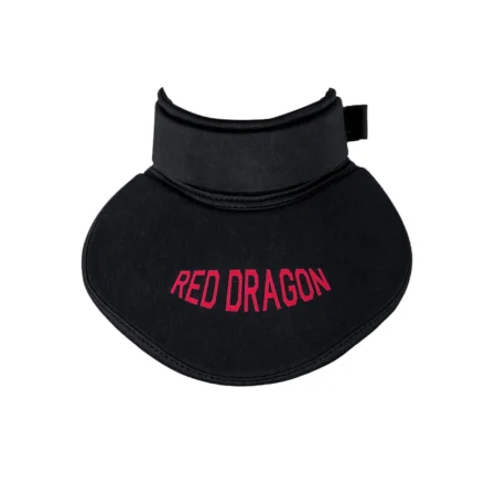 Red Dragon Hema Halsberge Kehlkopfschutz schwarz - Vorderansicht
