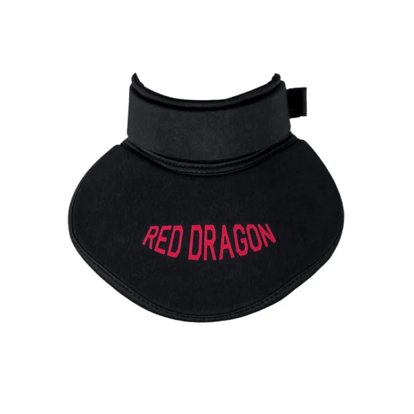 Red Dragon Hema Halsberge Kehlkopfschutz schwarz - Vorderansicht
