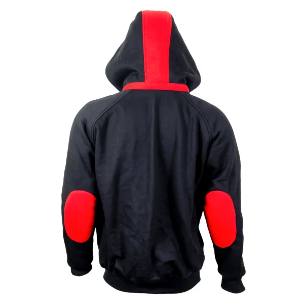 Red Dragon Hema leichter Sparring Hoodie schwarz-rot - Rückansicht