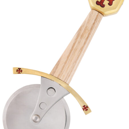 Pizzaschneider Templerschwert (Stahl, Esche)
