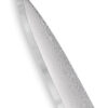 Samura DAMASCUS 67 Schinkenmesser 7,7 Zoll / 195 mm - Nahaufnahme Klinge schräg nach oben links zeigend im Bild