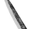 Samura Pro-S Lunar Küchenmesser Allzweck 150 mm schwarzer Griff - Nahaufnahme Klinge, auf einem weißen Hintergrund