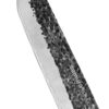 Samura Pro-S Lunar Küchenmesser Nakiri 167 mm Griff schwarz - Nahaufnahme Klinge, auf einem weißen Hintergrund