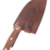 condor-serbian-kuvar-cleaver-micarta-carbonstahl-lederhuelle Condor Serbian Kuvar Cleaver Micarta, Carbonstahl - Messer in Lederummantelung, auf einem weißen Hintergrund