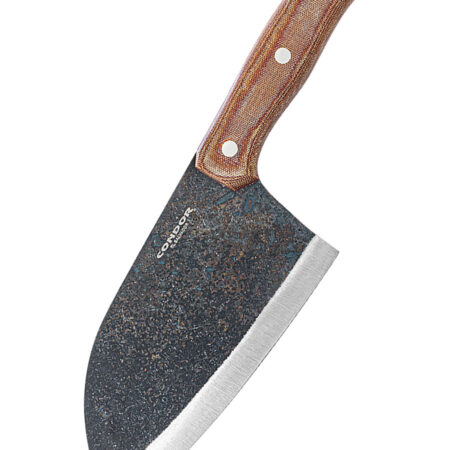 Condor – Serbian Kuvar Cleaver 15,8 cm (1075 Karbonstahl, Micarta)