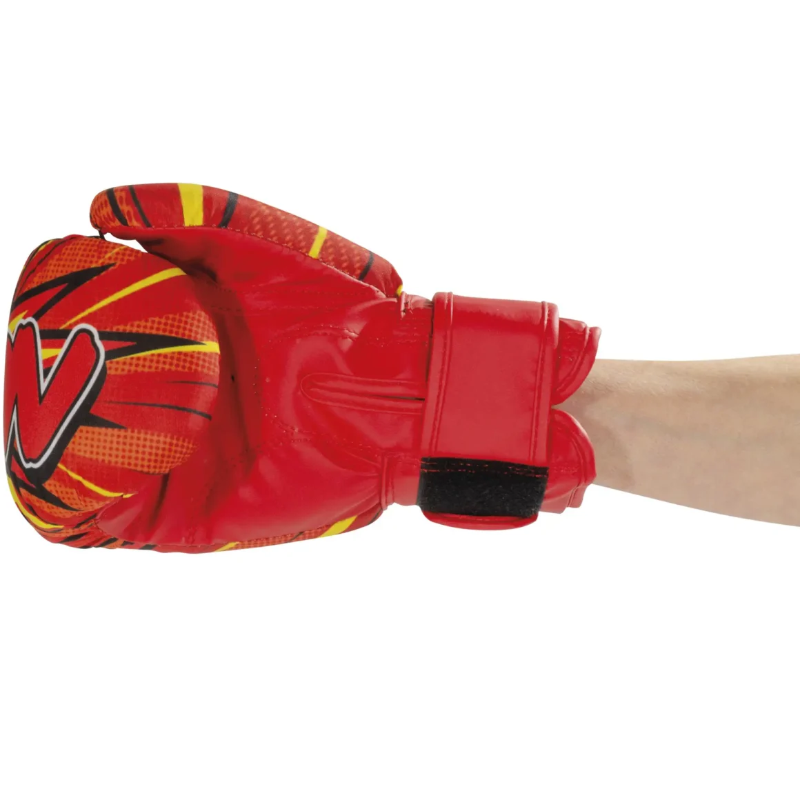 KWON Junior Graphic Boxhandschuhe rot – Seitenansicht Unterseite