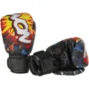 KWON Junior Graphic Boxhandschuhe schwarz-weiss – Ober- und Unteransicht des Handschuhpaars