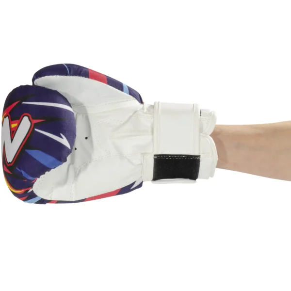 KWON Junior Graphic Boxhandschuhe weiss – Seitenansicht Unterseite
